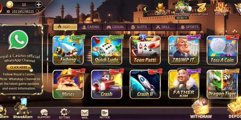 Royal 21 Club Game